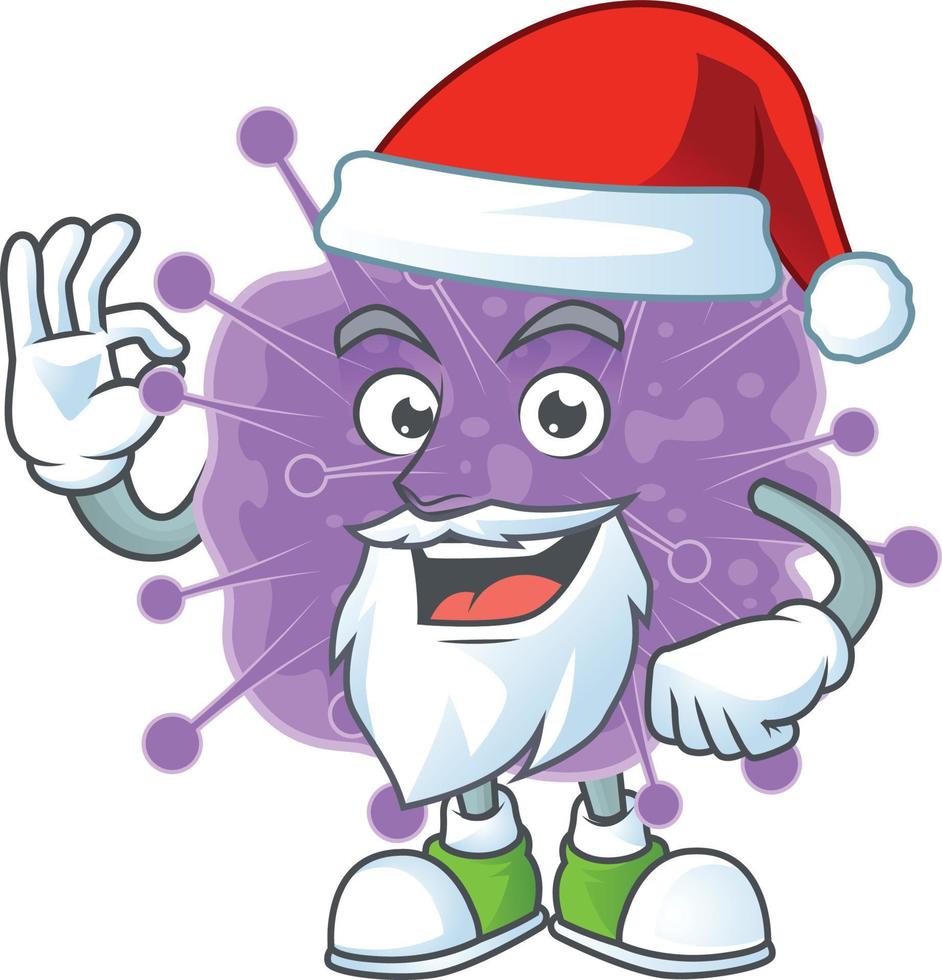 A cartoon character of coronavirus influenza vector