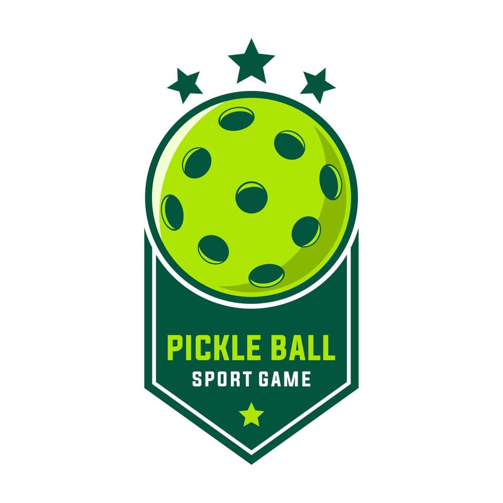 pickle ball sport graphic template. pickleball club game tournament ...