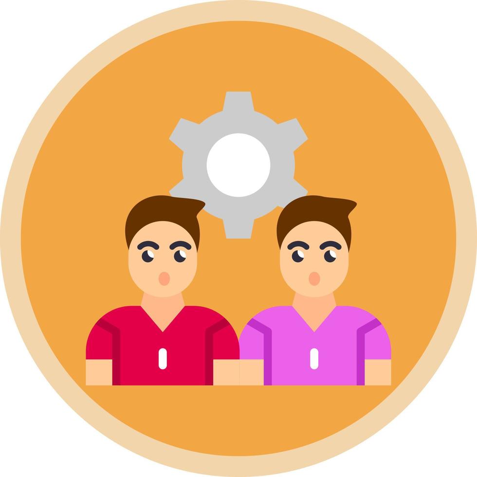 Team Management Vector Icon Design