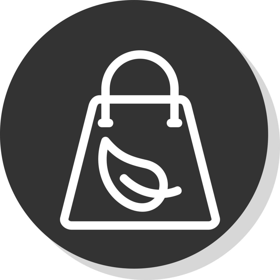 Eco Bag Vector Icon Design