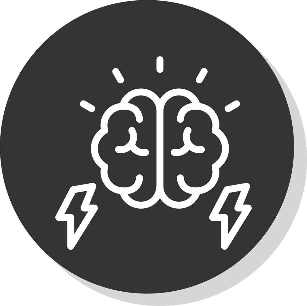 Brain Power Vector Icon Design