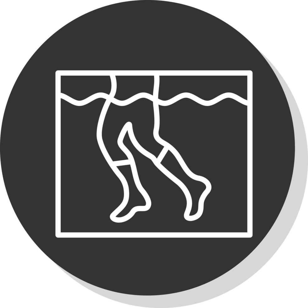 Aqua Jogging Vector Icon Design