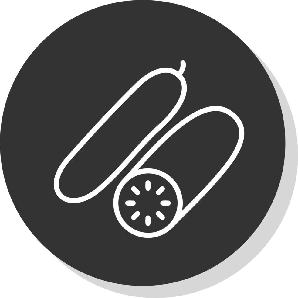Cucumber Vector Icon Design
