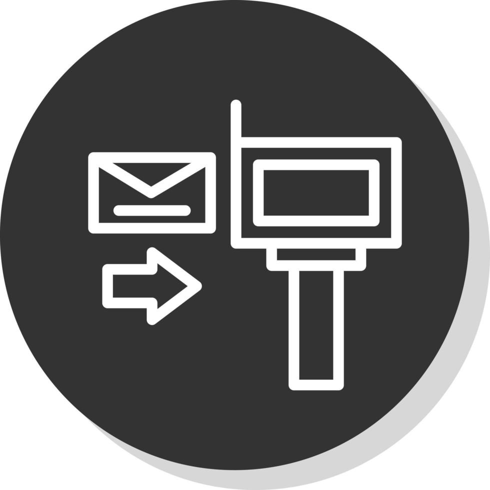 Direct Mail Vector Icon Design