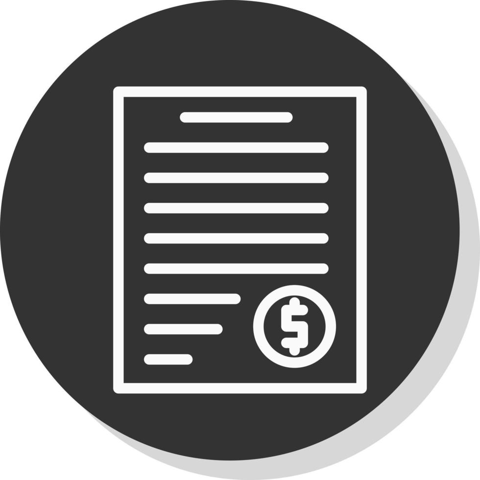 Invoice Vector Icon Design