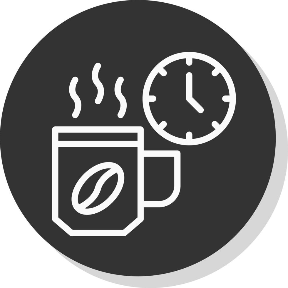 Coffee Break Vector Icon Design