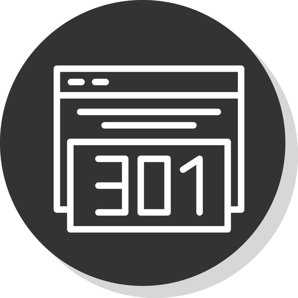 301 Redirect Vector Icon Design