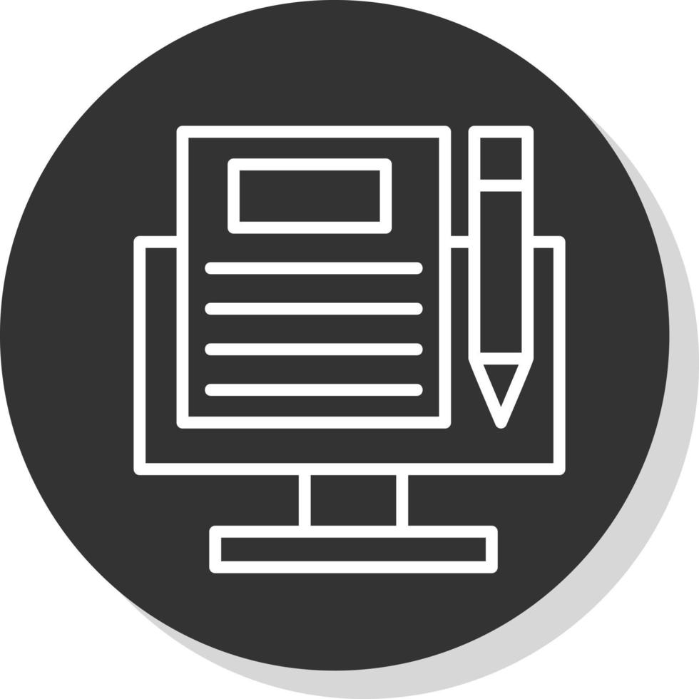 diseño de icono de vector de blogs