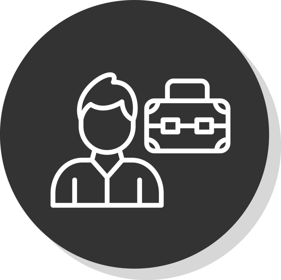 Broker Vector Icon Design
