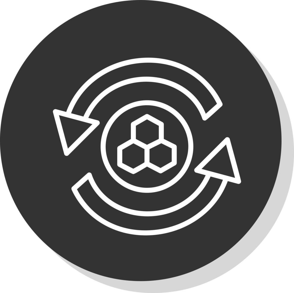 Cell Reprogramming Vector Icon Design