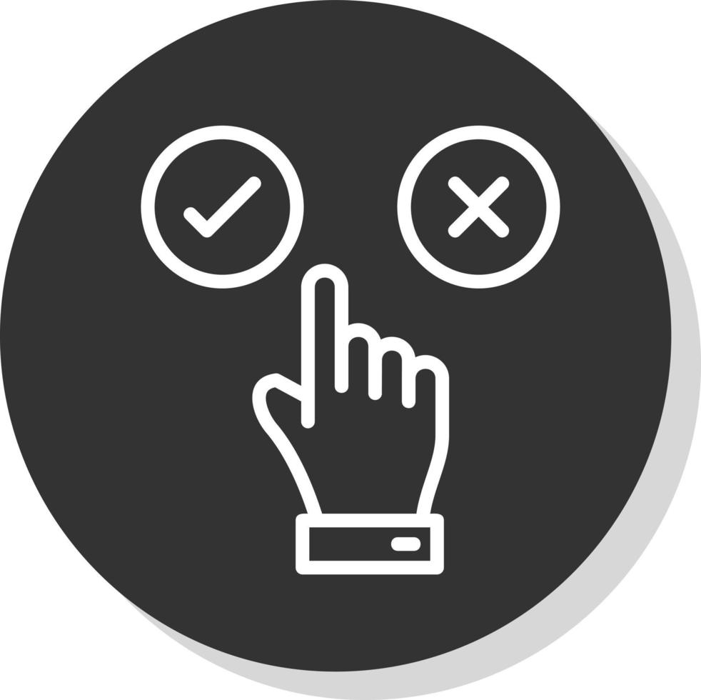 Customer Satisfaction Vector Icon Design