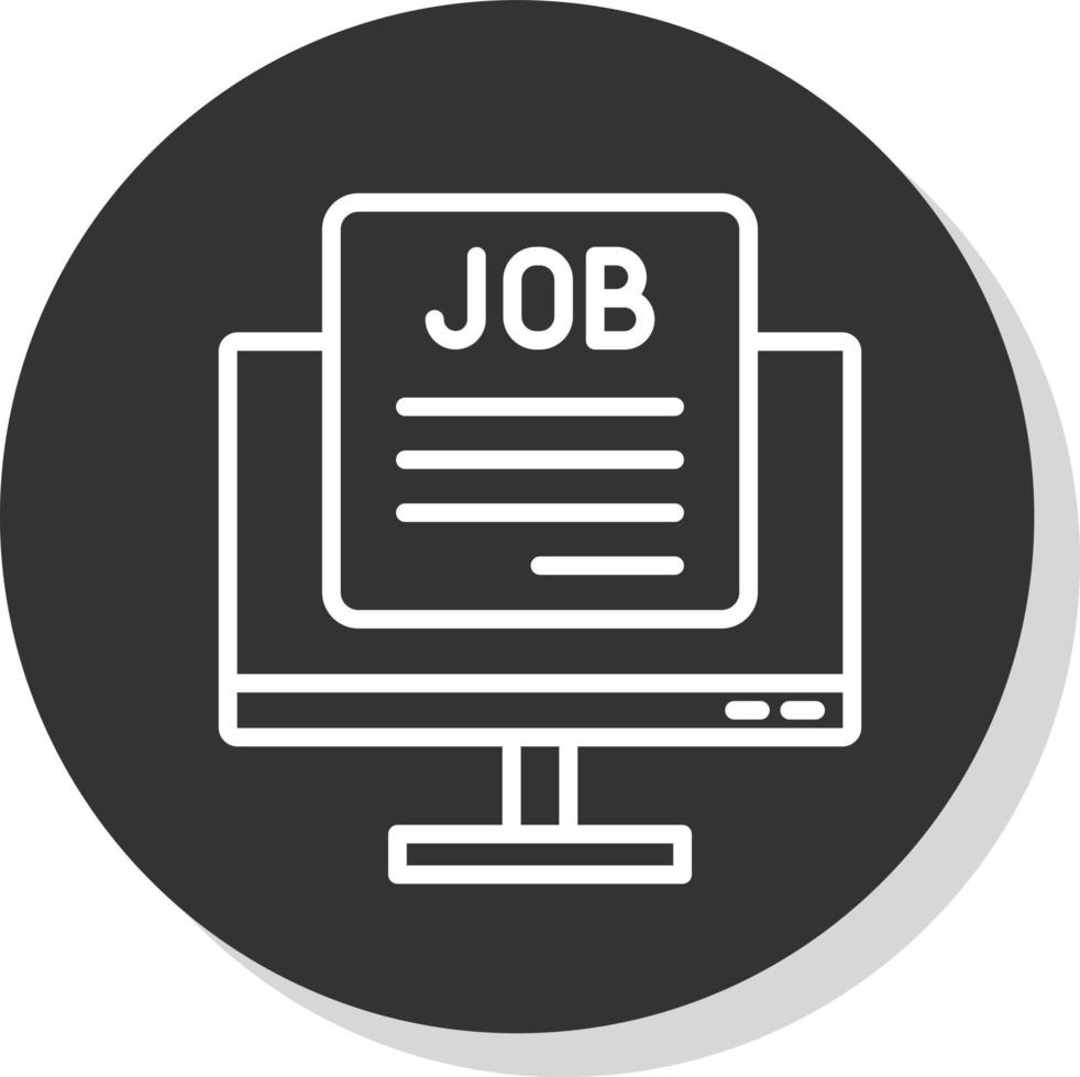 Job Vacancy Vector Icon Design