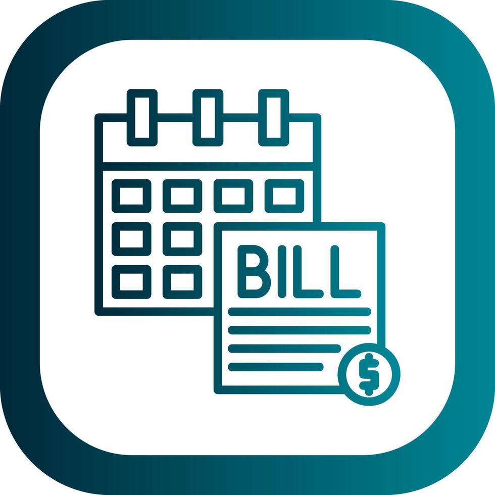 Bill Vector Icon Design