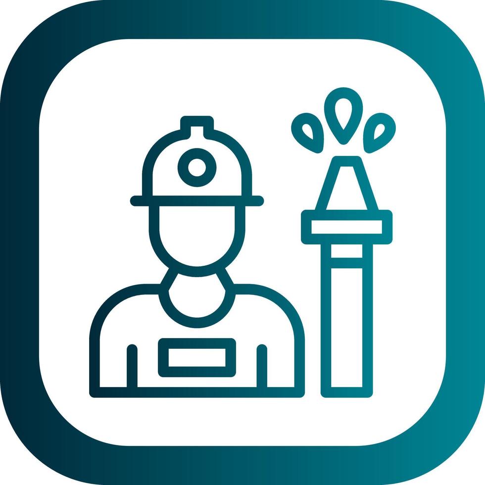 Fireman Vector Icon Design