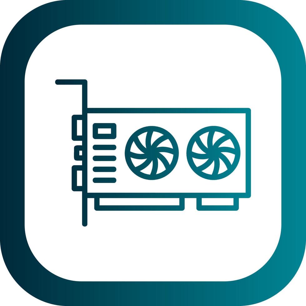 Vga Card Vector Icon Design