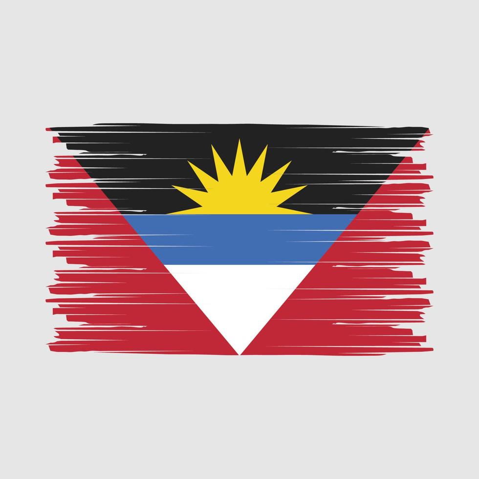 cepillo de la bandera de antigua vector