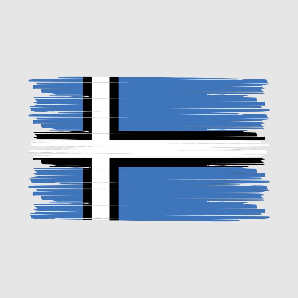 cepillo de bandera de Estonia vector