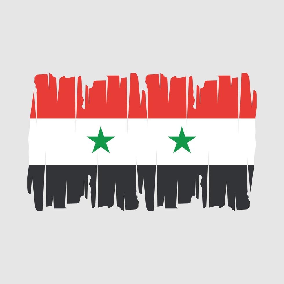 Syria Flag Vector Illustration