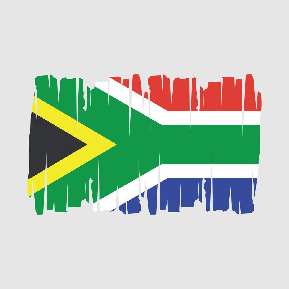 South Africa Flag Vector Illustration