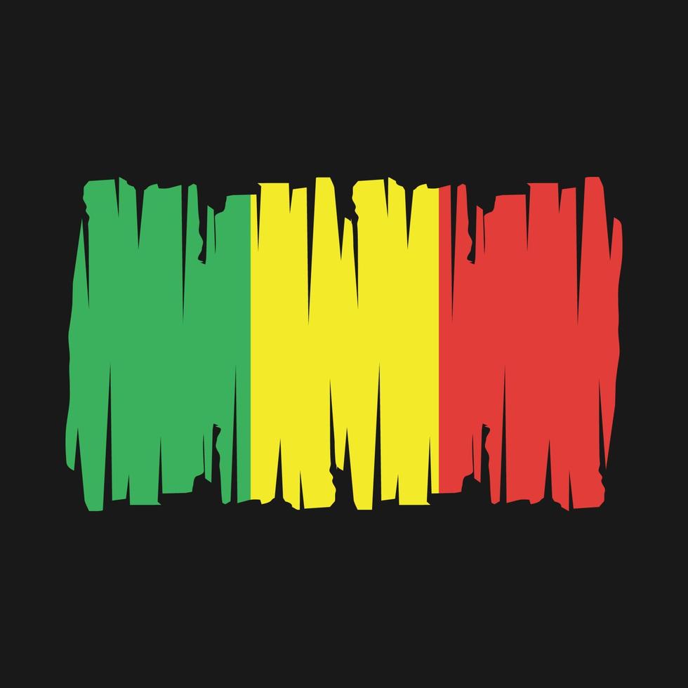 Mali Flag Vector Illustration