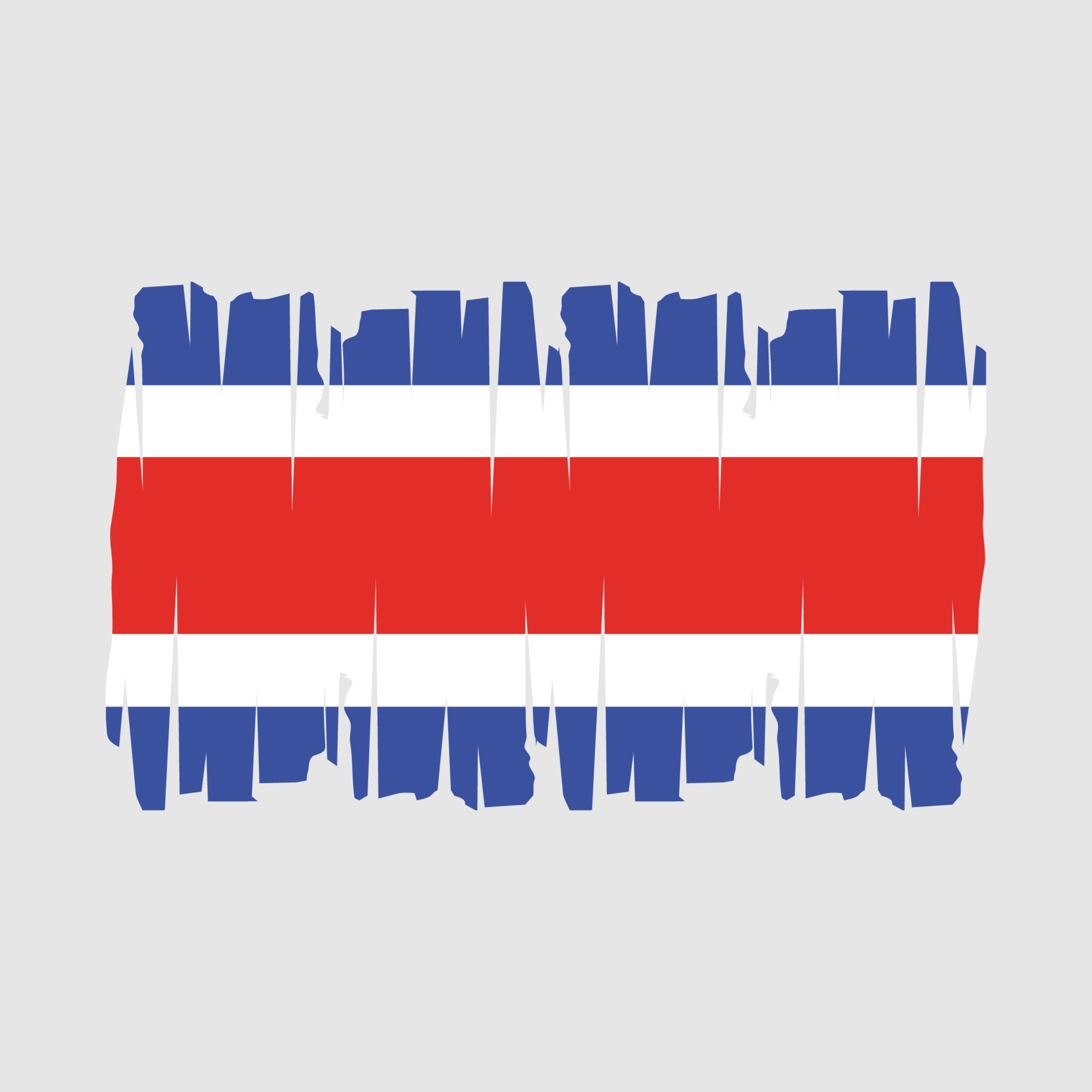 Costa Rica Flag Vector Illustration 20847274 Vector Art at Vecteezy