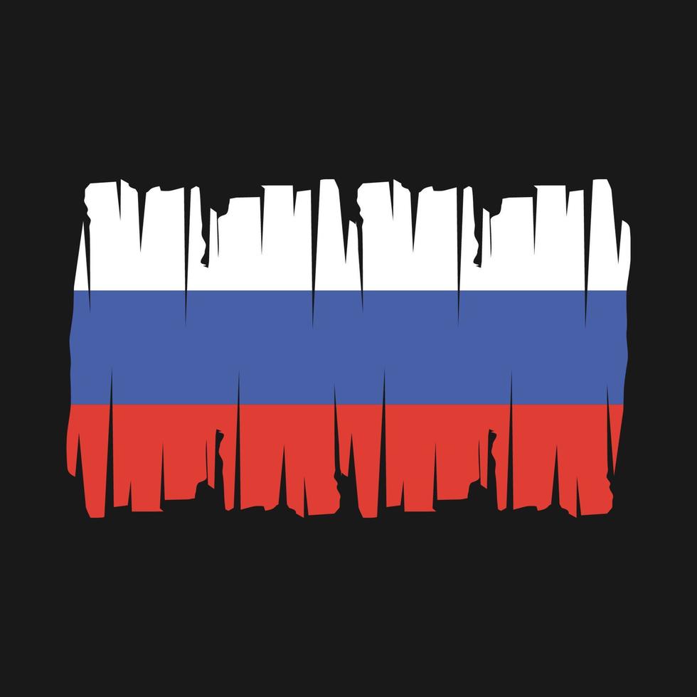 Russia Flag Vector Illustration