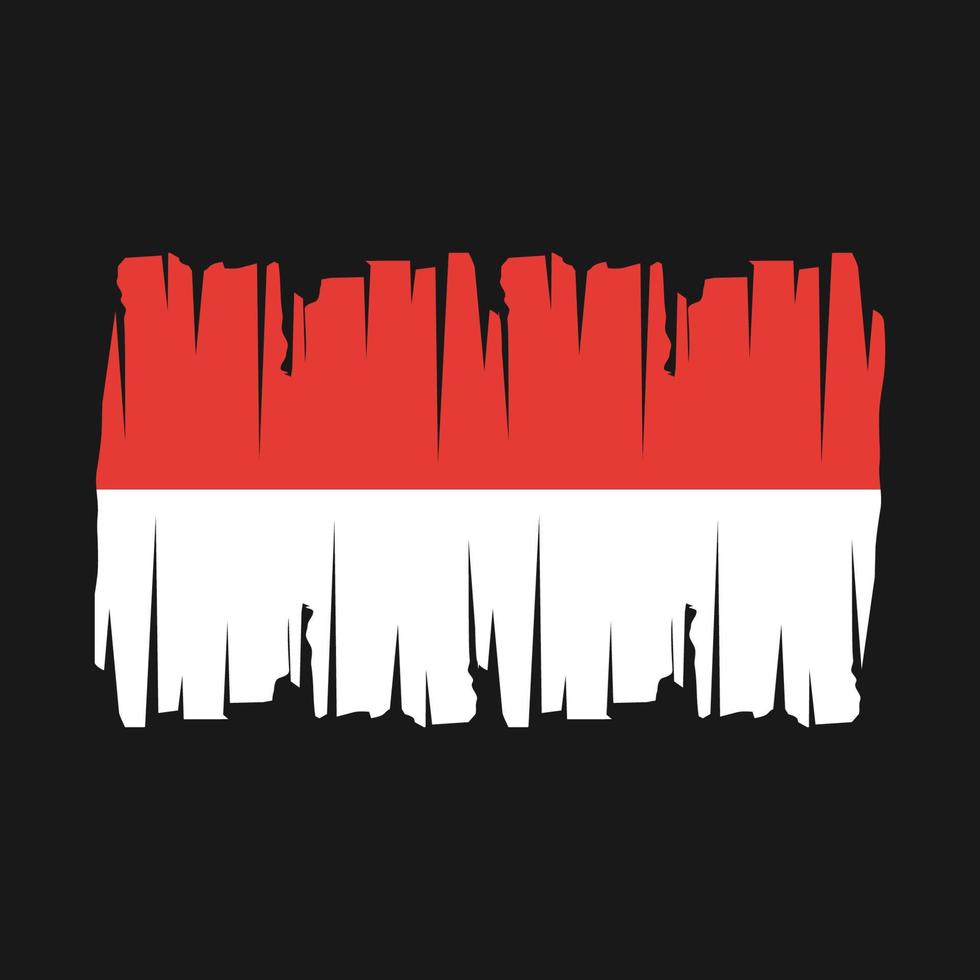 Indonesia Flag Vector Illustration