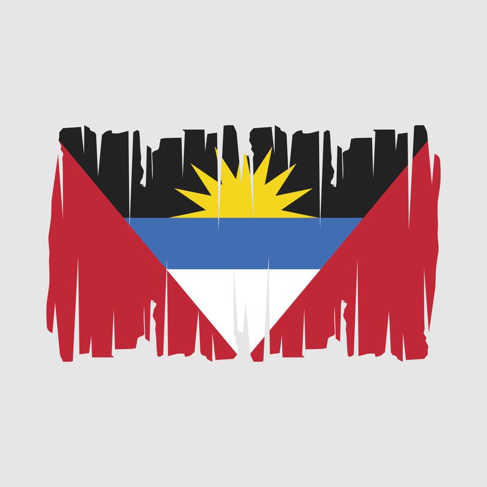 Antigua Flag Vector Illustration