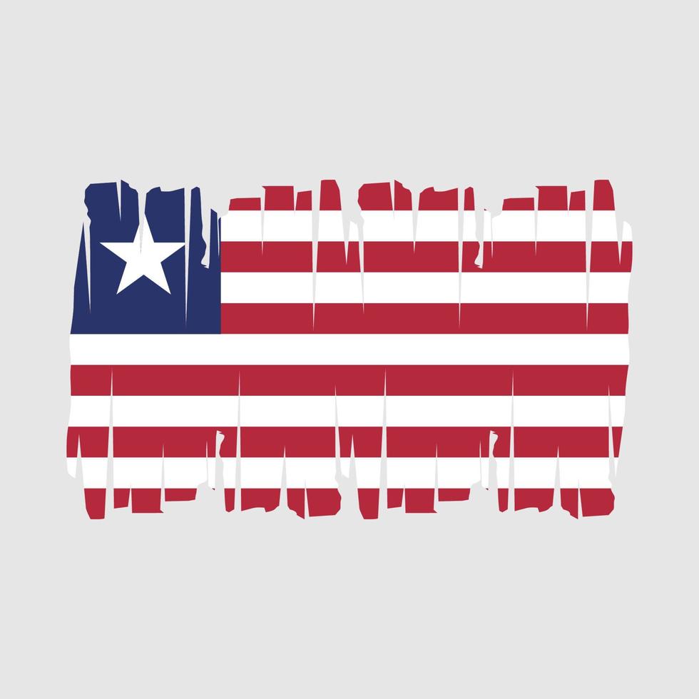 Liberia Flag Vector Illustration