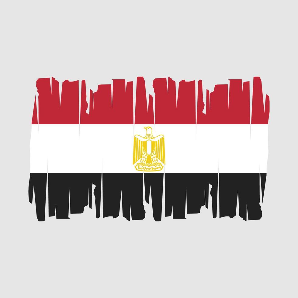 Egypt Flag Vector Illustration
