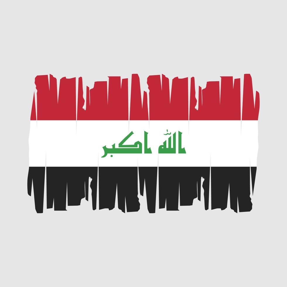 Iraq Flag Vector Illustration