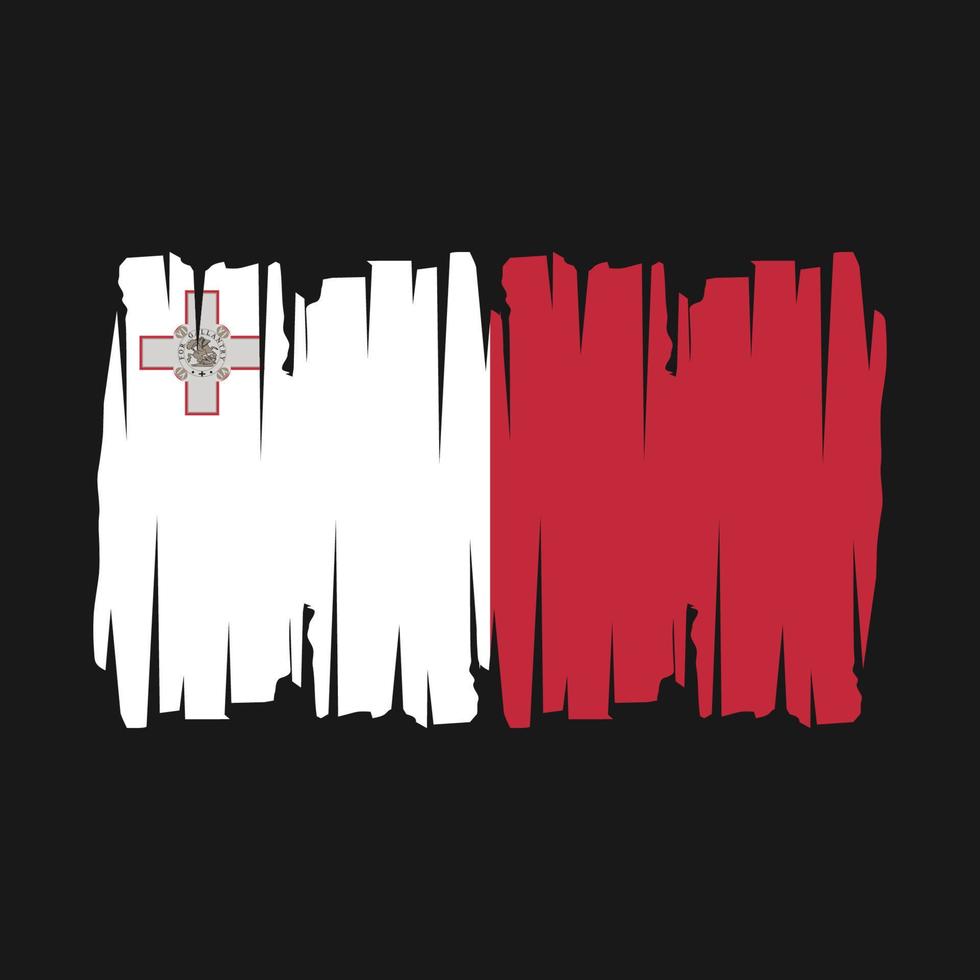 Malta Flag Vector Illustration