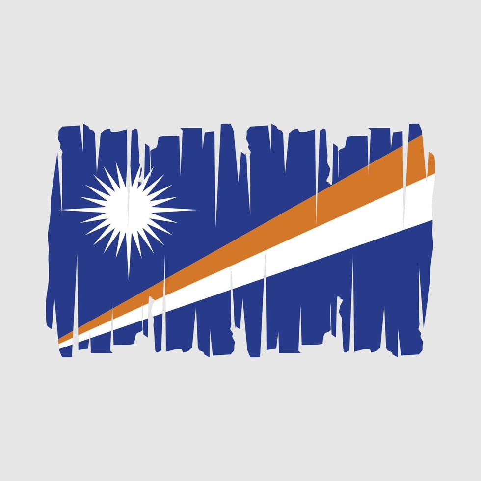 Marshall Islands Flag Vector Illustration