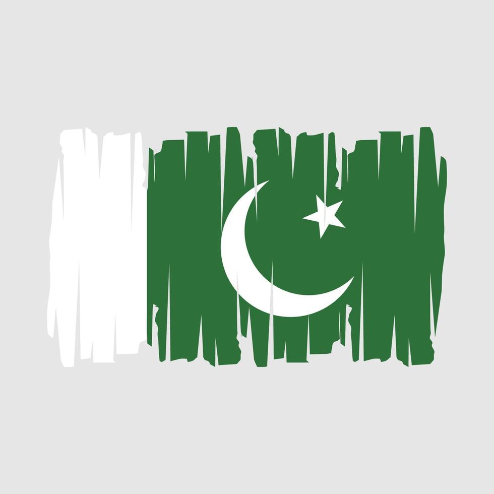 Pakistan Flag Vector Illustration