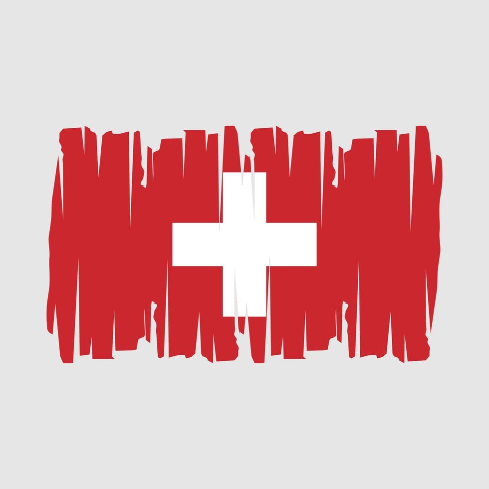 Switzerland Flag Vector Illustration