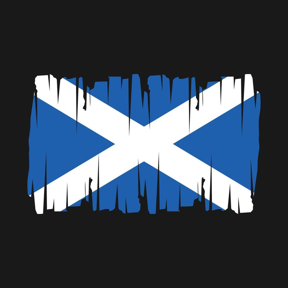 Scotland Flag Vector Illustration
