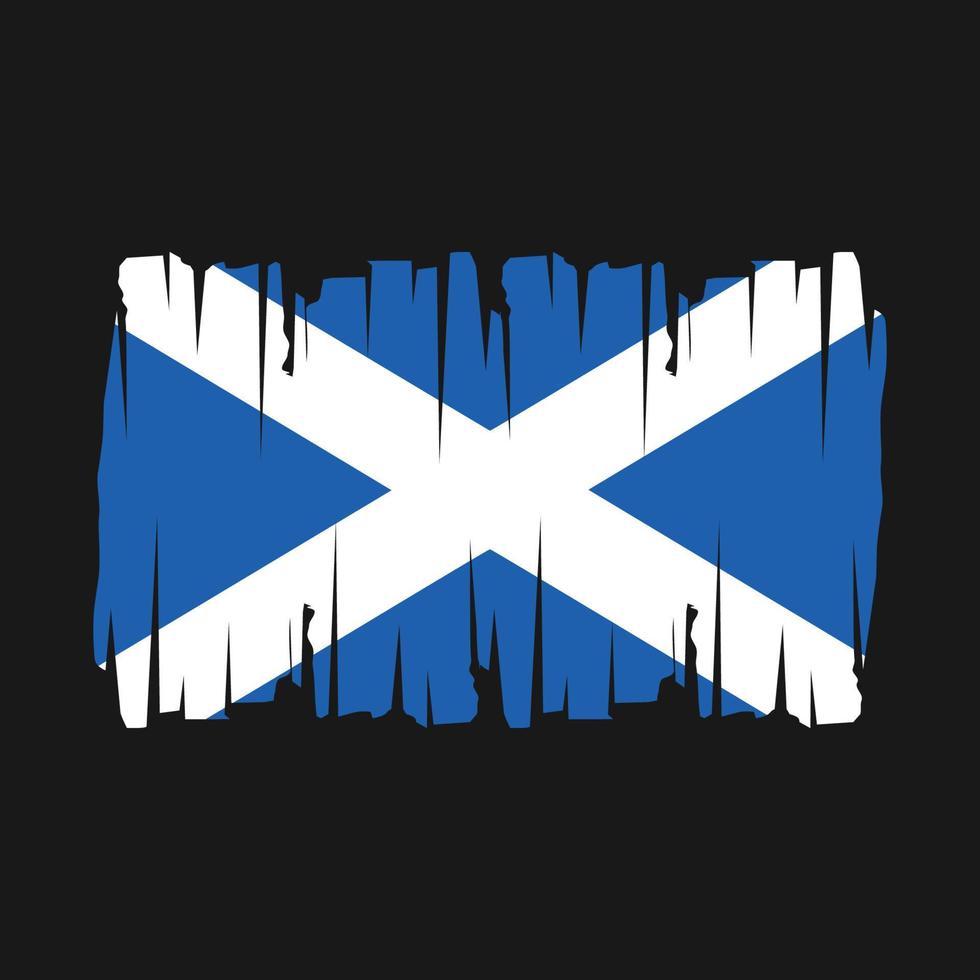 Scotland Flag Vector Illustration