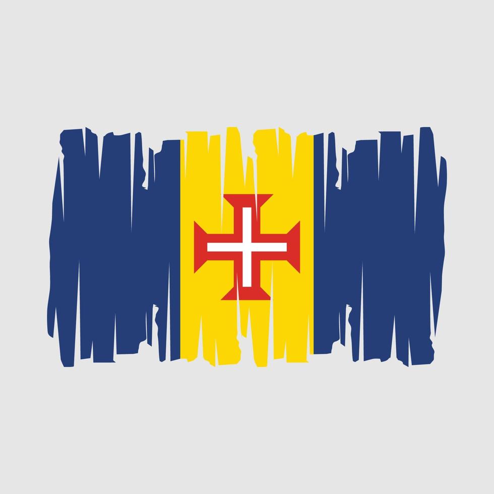 Madeira Flag Vector Illustration