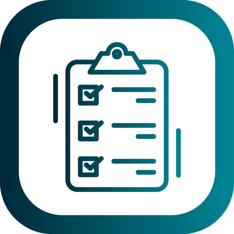 Checklist Vector Icon Design