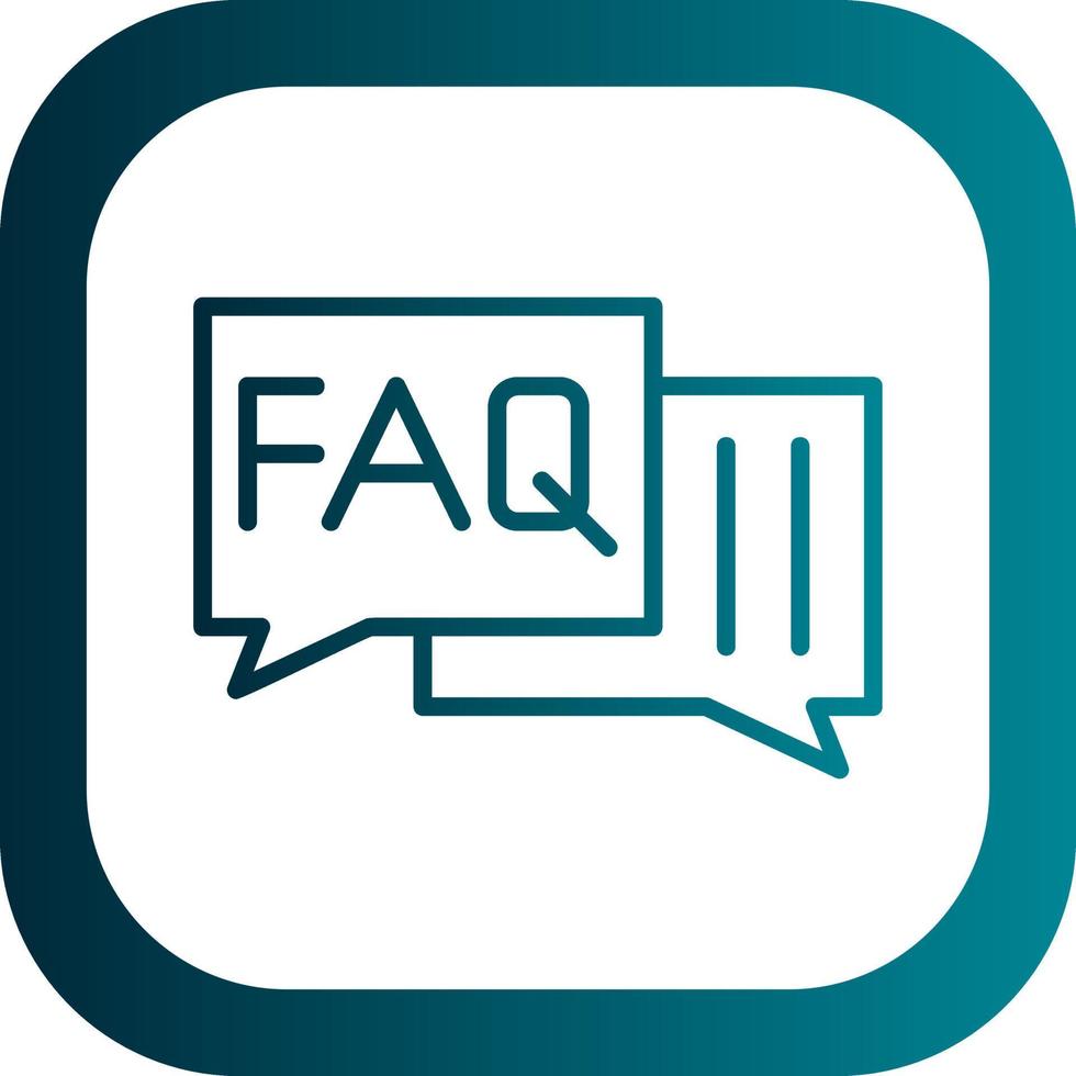 Faq Vector Icon Design