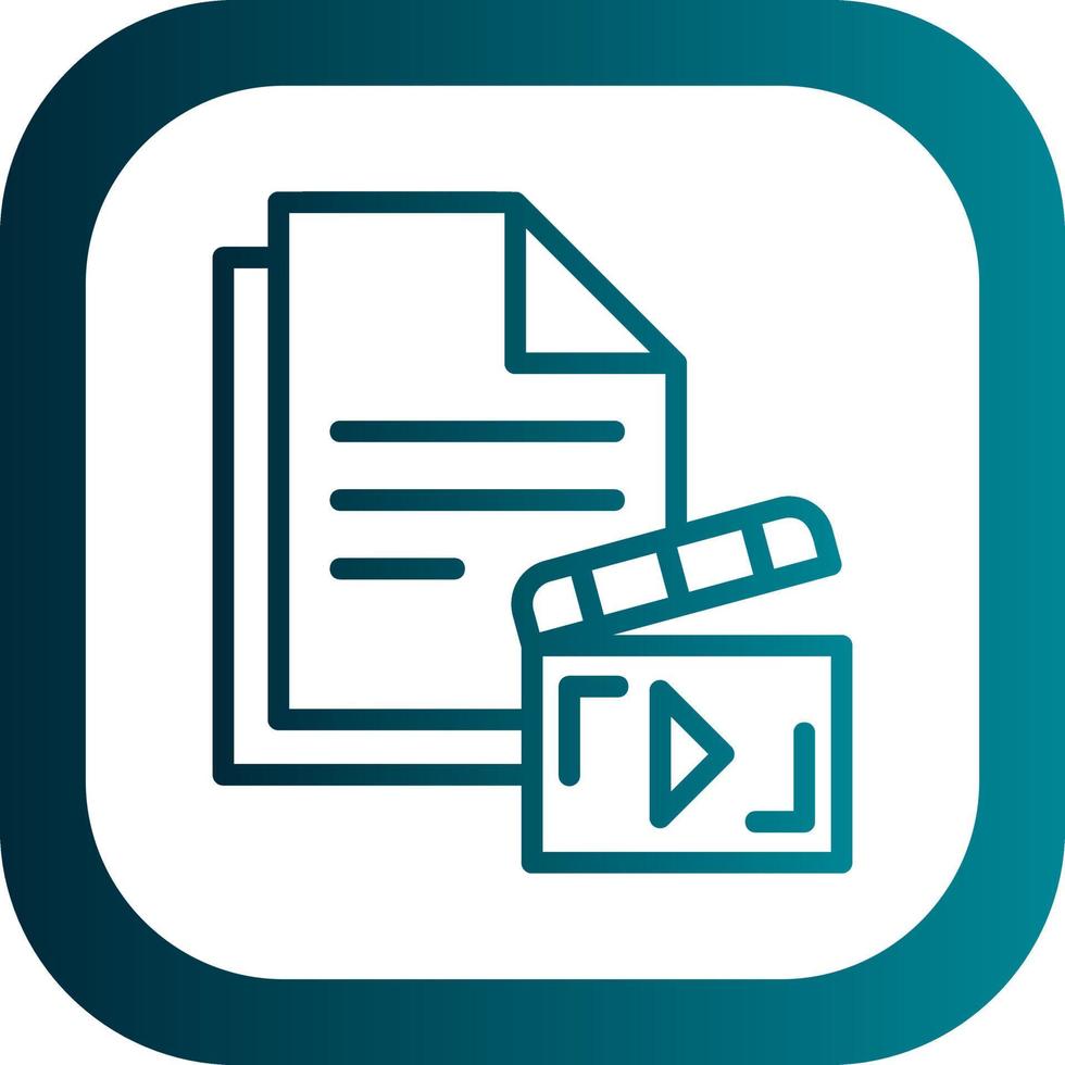 Scenario Vector Icon Design