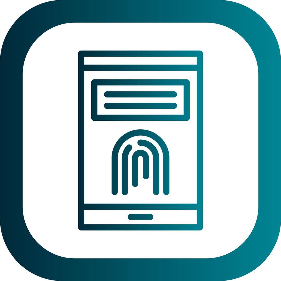 Finger Print Vector Icon Design