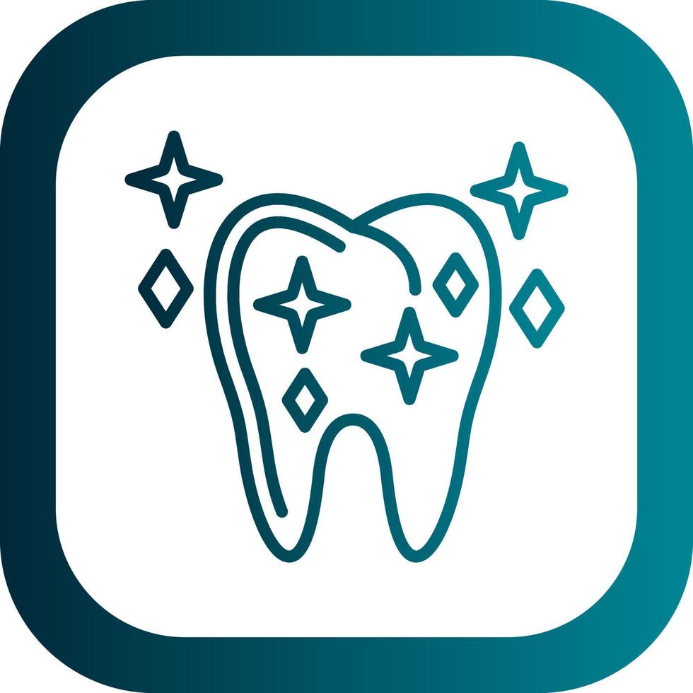 Tooth whitening Vector Icon Design