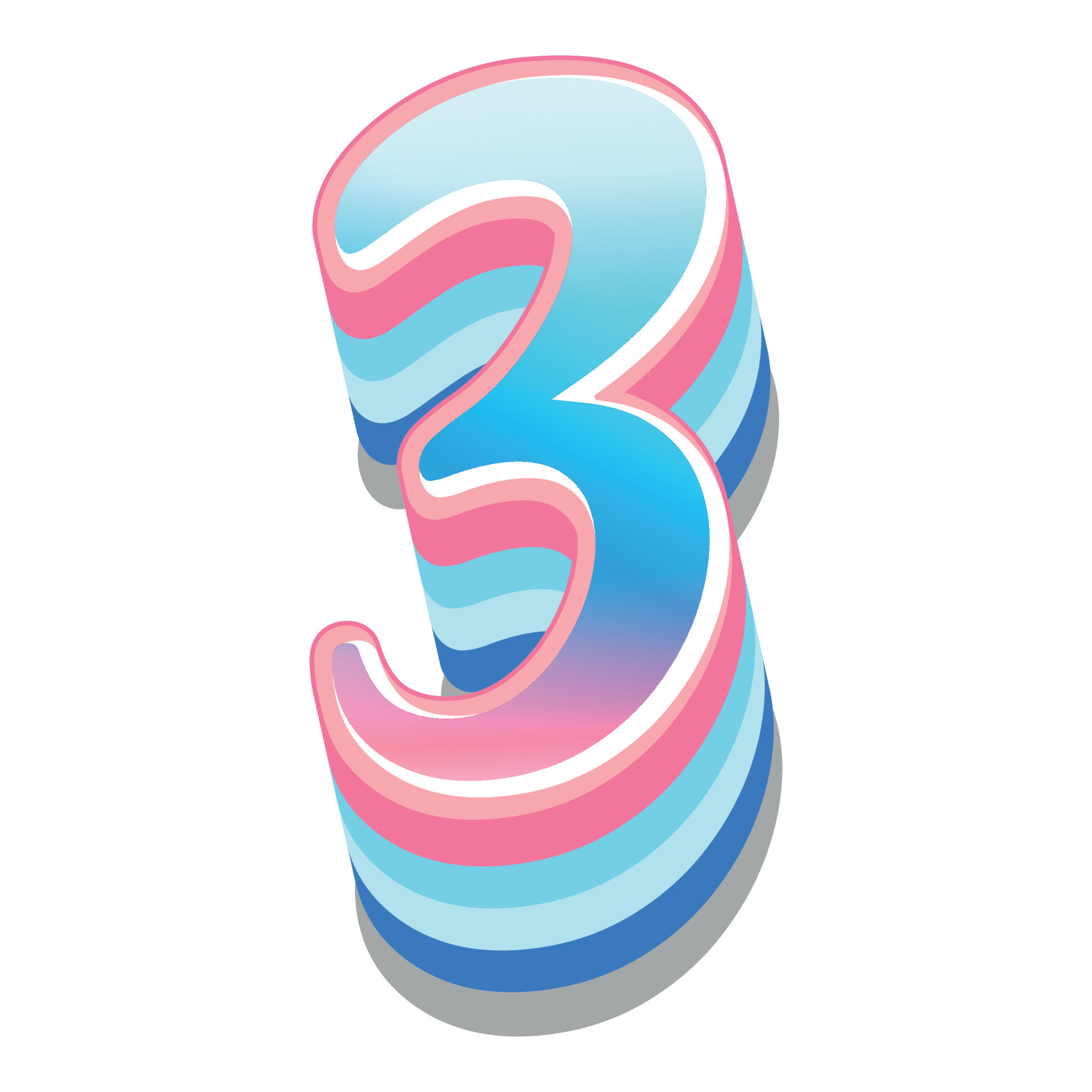 3d-illustration-of-number-3-20847701-vector-art-at-vecteezy