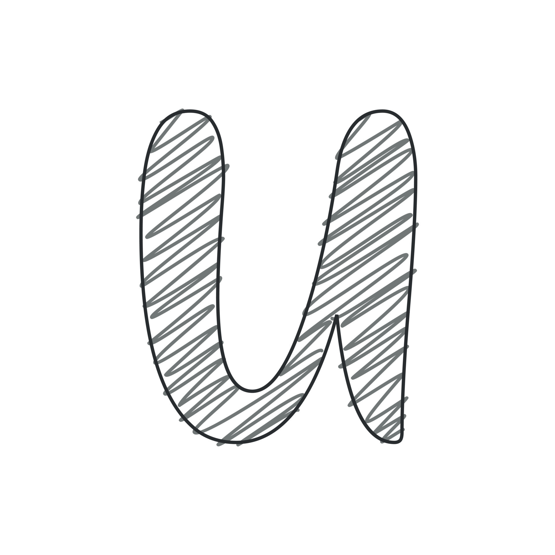 3d illustration of small letter u 20847899 Vector Art at Vecteezy