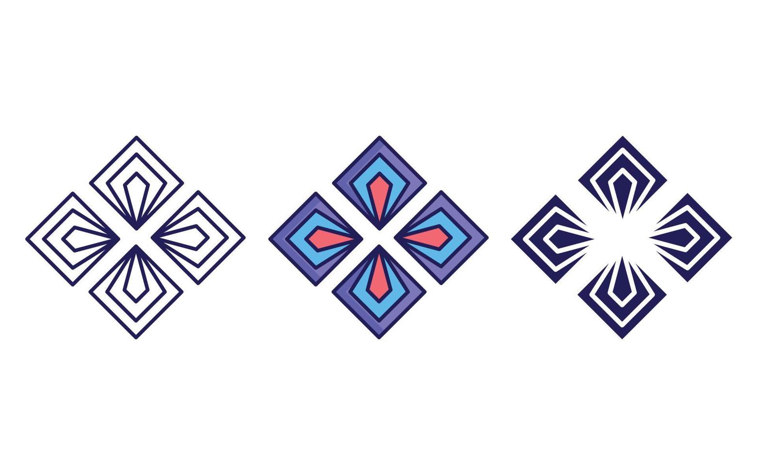 Abstract Shapes icon vector