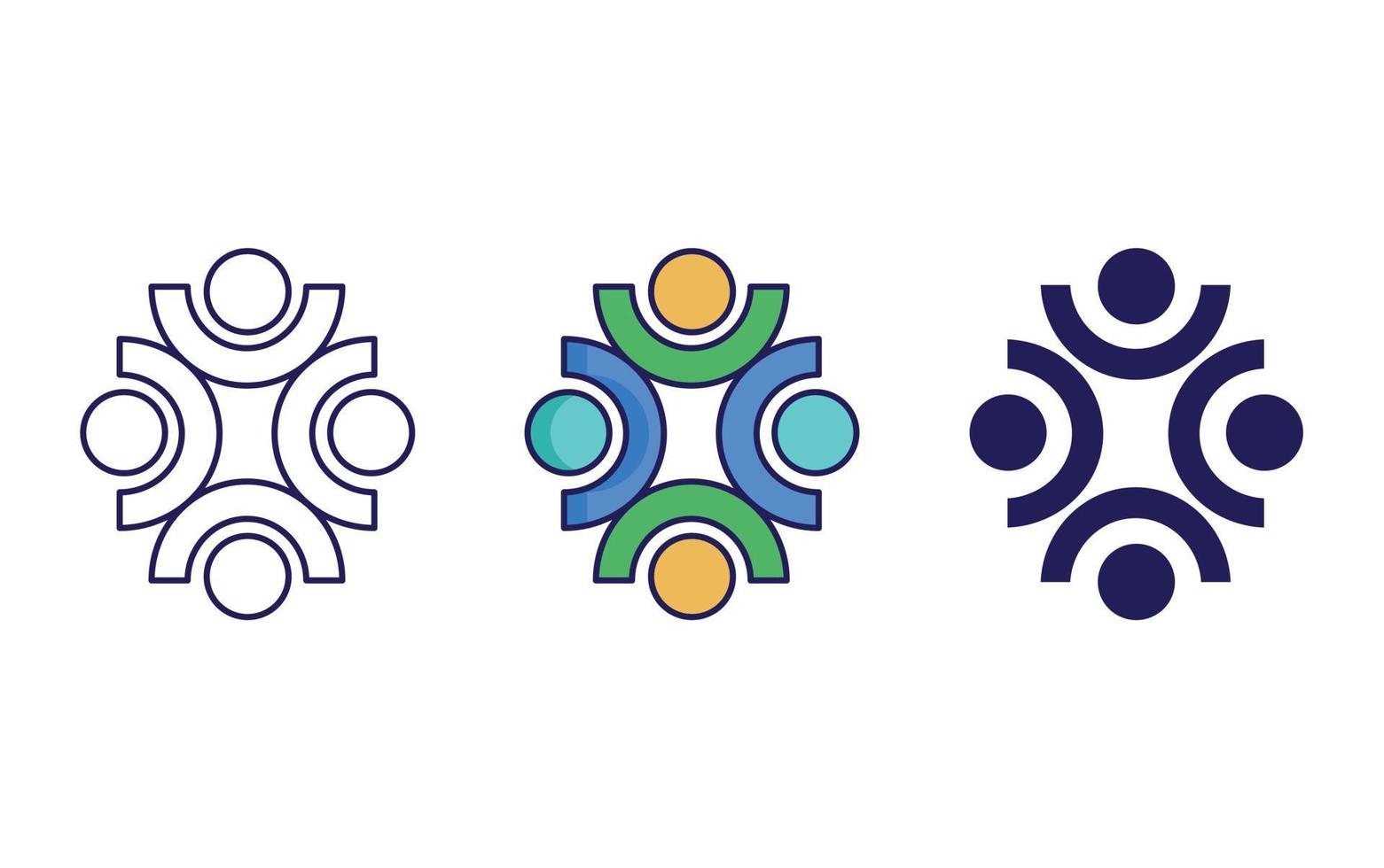 Abstract Shapes icon vector
