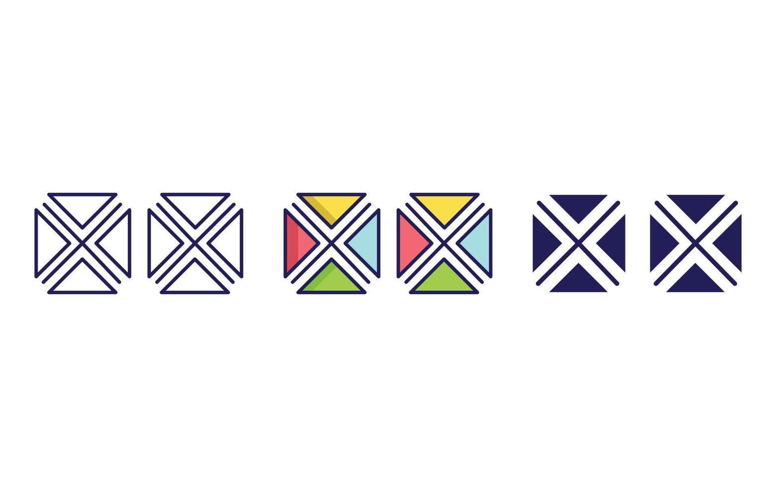 Abstract Shapes icon vector