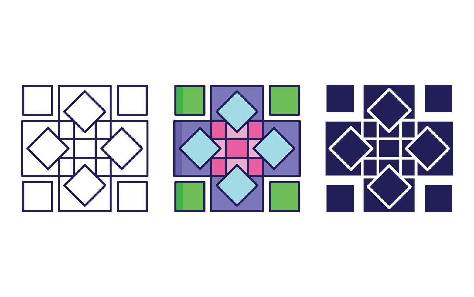Abstract Shapes icon vector