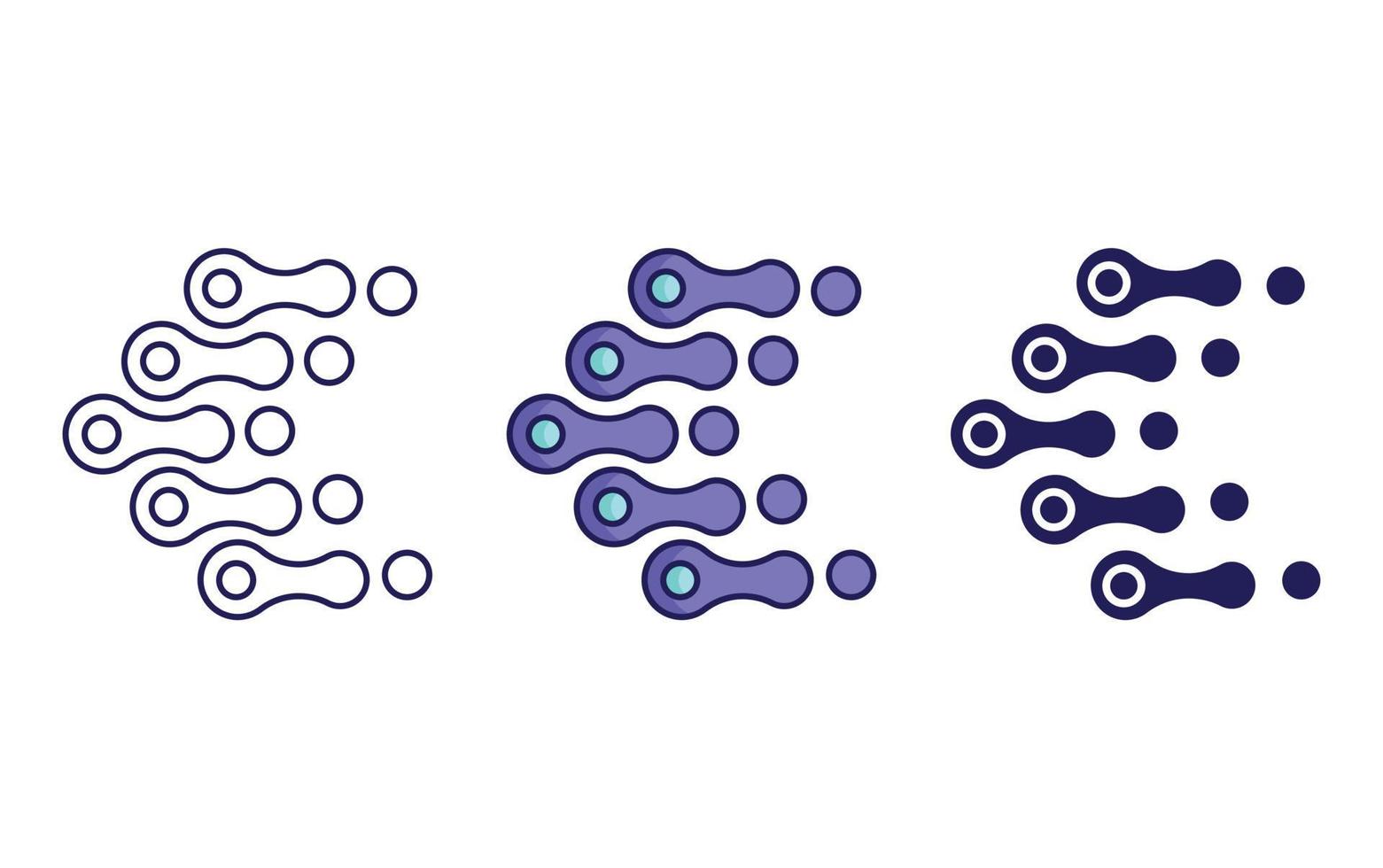 Abstract Shapes icon vector